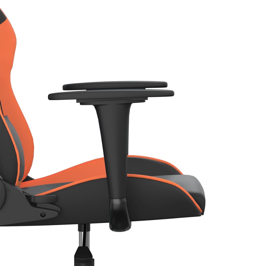 vidaXL Καρέκλα Gaming Μαύρο/Πορτοκαλί Συνθετικό Δέρμα