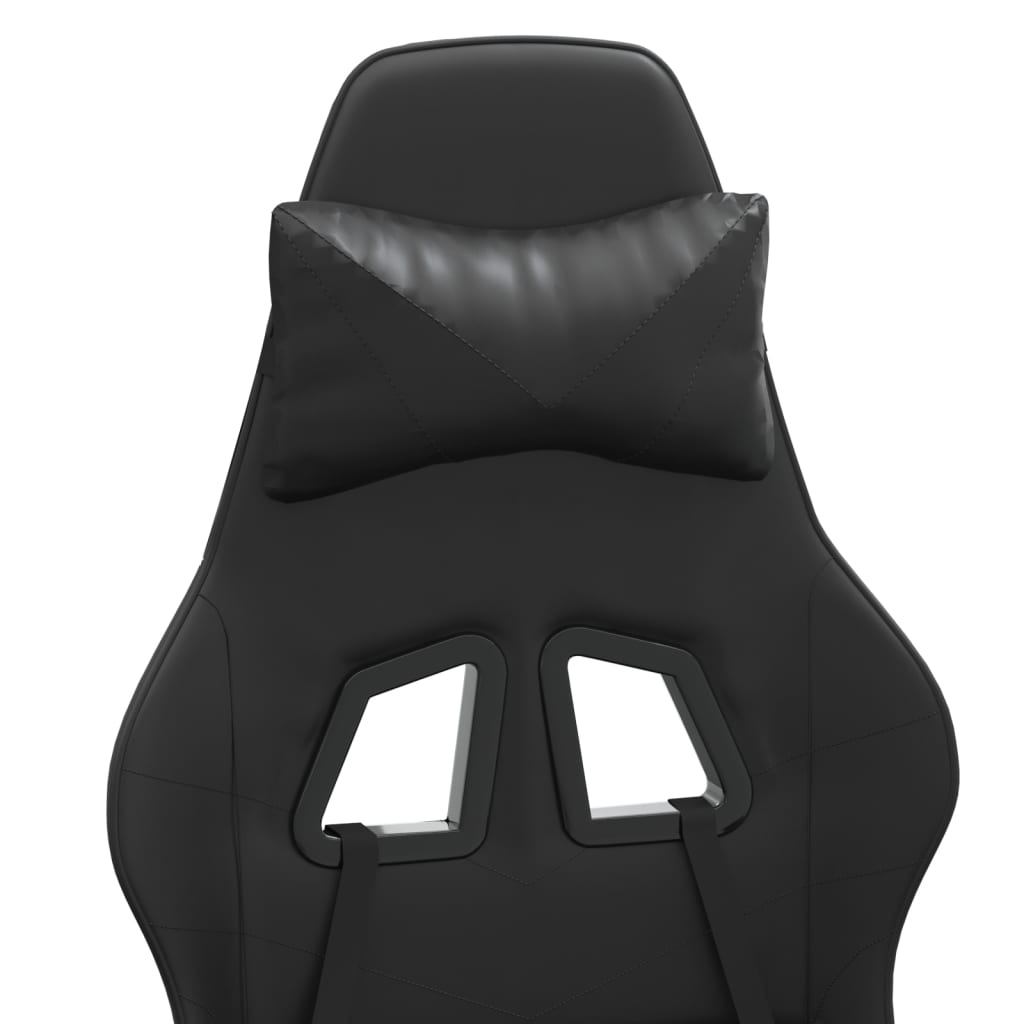 vidaXL Καρέκλα Gaming Μαύρη από Συνθετικό Δέρμα