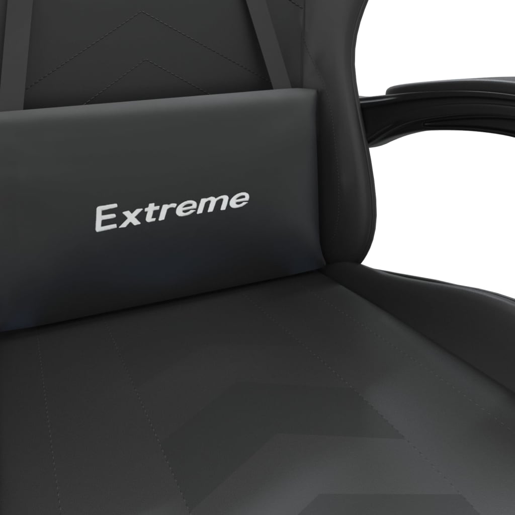 vidaXL Καρέκλα Gaming Μαύρη από Συνθετικό Δέρμα