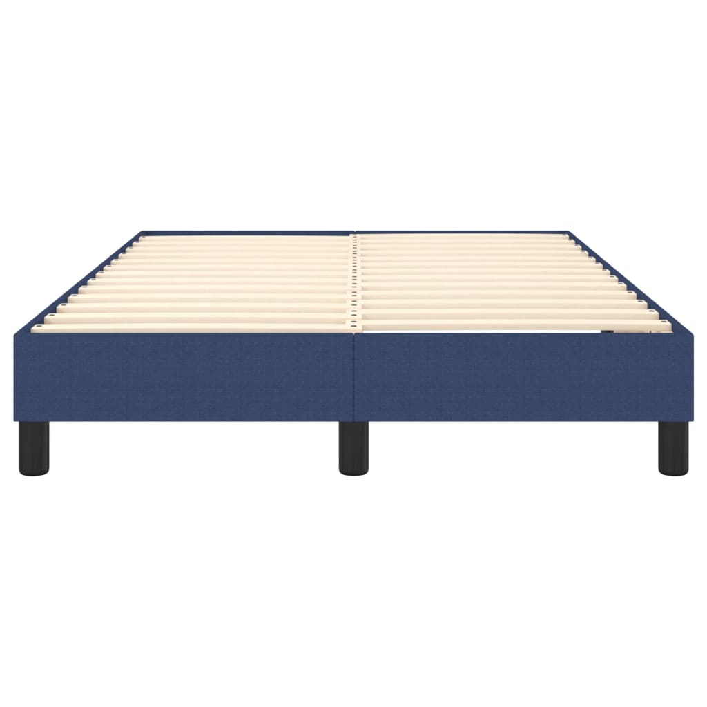 vidaXL Σκελετός Κρεβατιού με Ελατήρια μπλε 120x200cm ύφασμα