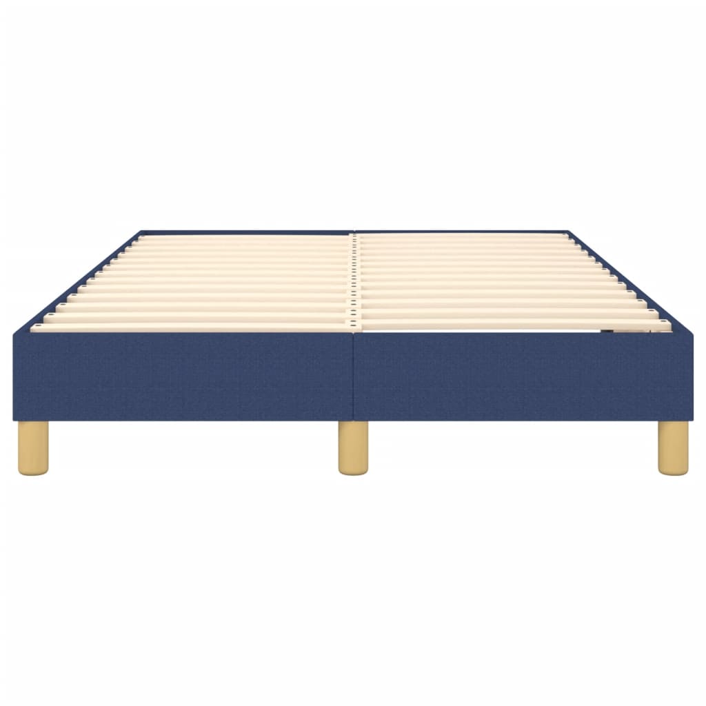 vidaXL Σκελετός Κρεβατιού με Ελατήρια μπλε 120x200cm ύφασμα