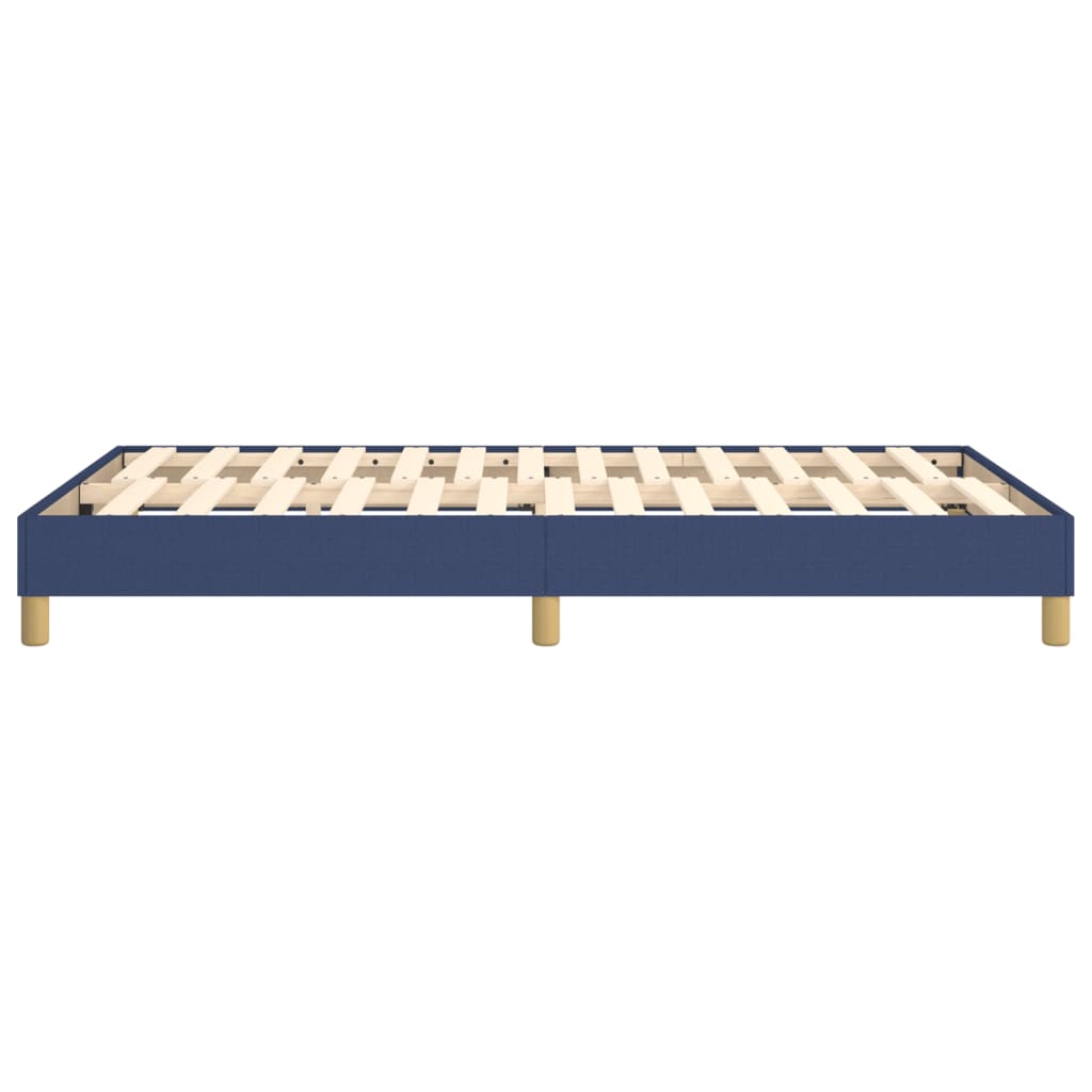 vidaXL Σκελετός Κρεβατιού με Ελατήρια μπλε 120x200cm ύφασμα