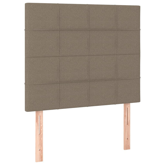 vidaXL Κεφαλάρια Κρεβατιού 2 τεμ. Taupe 90x5x78/88 εκ. Υφασμάτινο