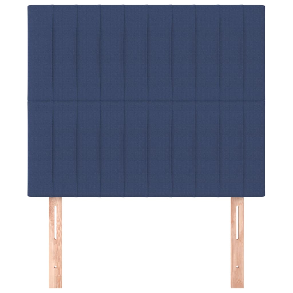 vidaXL Κεφαλάρι Μπλε 90x5x118/128 εκ. Ύφασμα