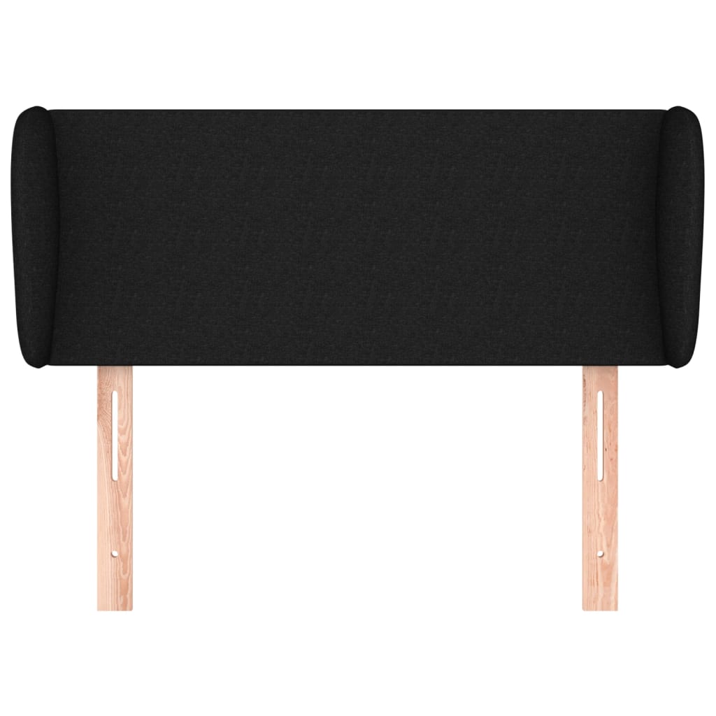 vidaXL Κεφαλάρι με Πτερύγια Μαύρο 83 x 23 x 78/88 εκ. Υφασμάτινο