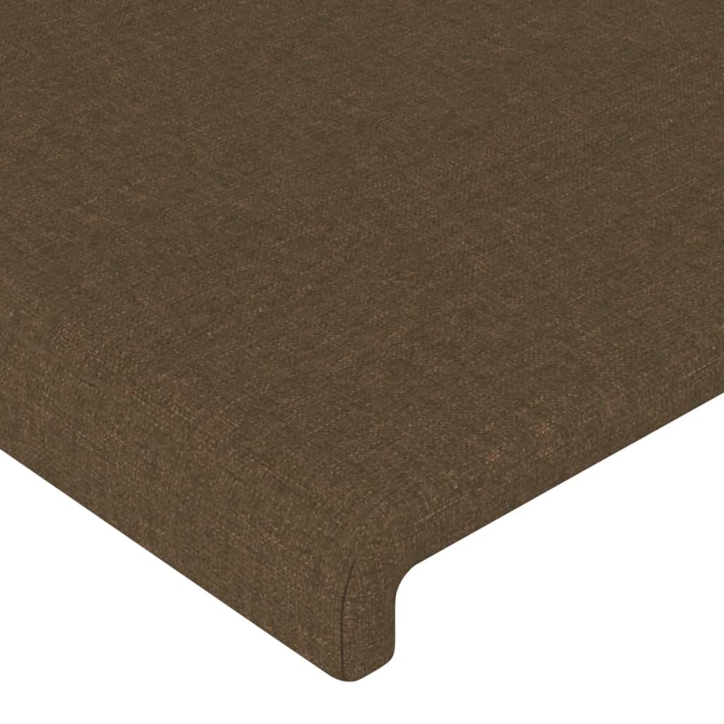 vidaXL Κεφαλάρι με Πτερύγια Σκούρο Καφέ 83x23x78/88 εκ. Υφασμάτινο