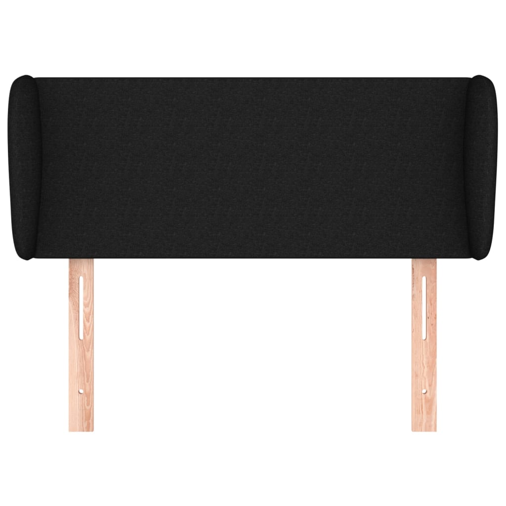 vidaXL Κεφαλάρι με Πτερύγια Μαύρο 93x23x78/88 εκ. Υφασμάτινο