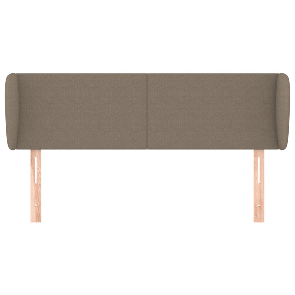 vidaXL Κεφαλάρι με Πτερύγια Taupe 147 x 23 x 78/88 εκ. Υφασμάτινο