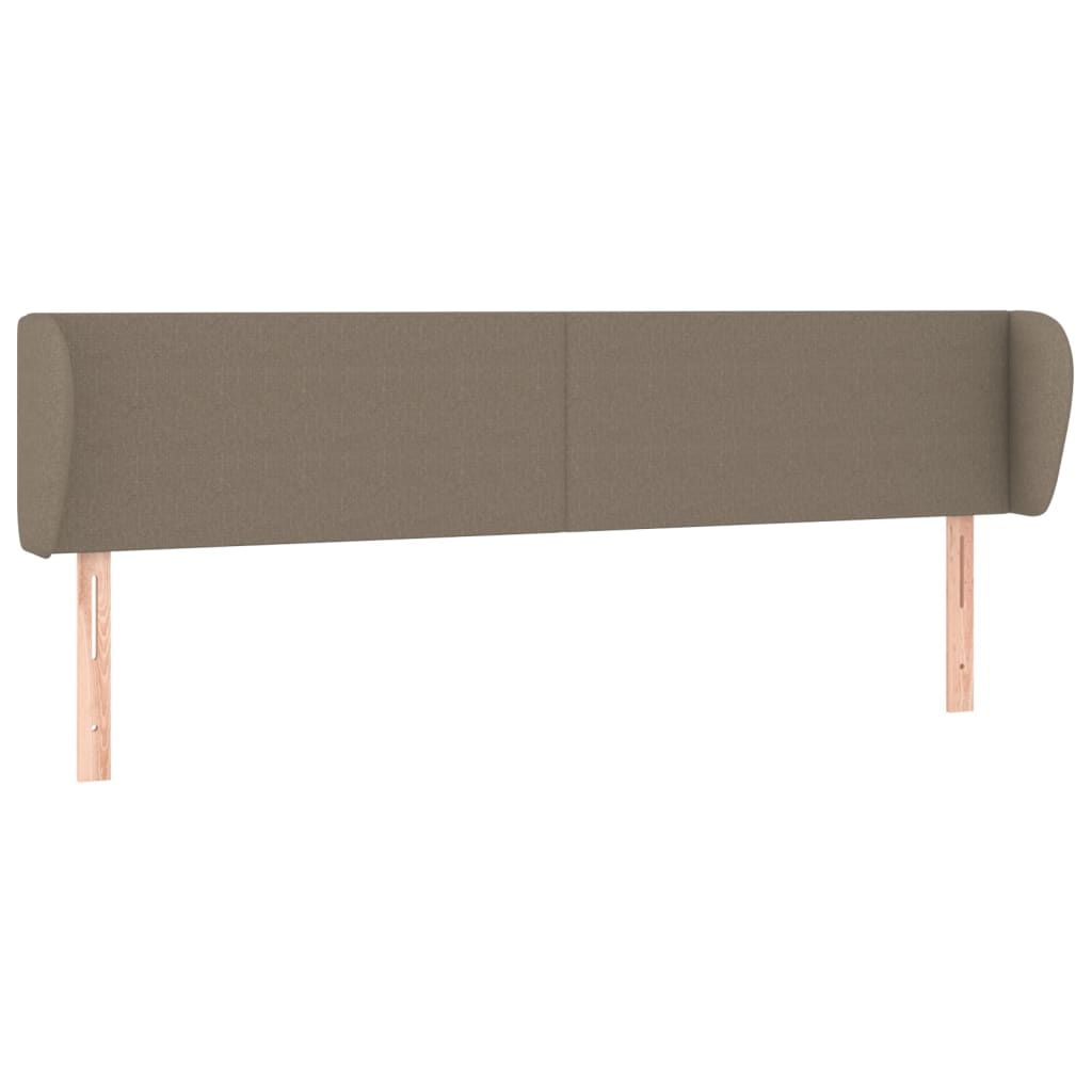 vidaXL Κεφαλάρι με Πτερύγια Taupe 163x23x78/88 εκ. Υφασμάτινο