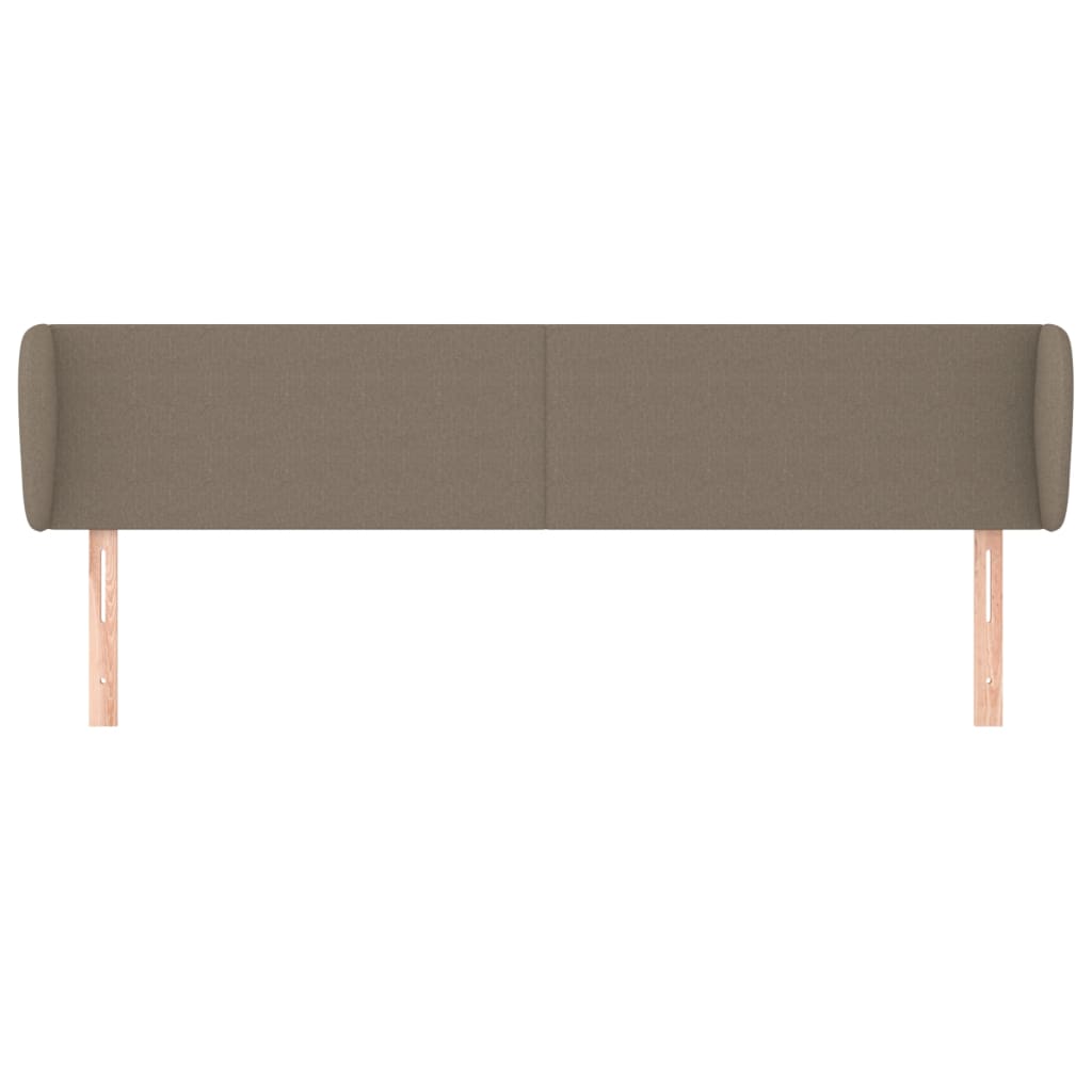 vidaXL Κεφαλάρι με Πτερύγια Taupe 183x23x78/88 εκ. Υφασμάτινο