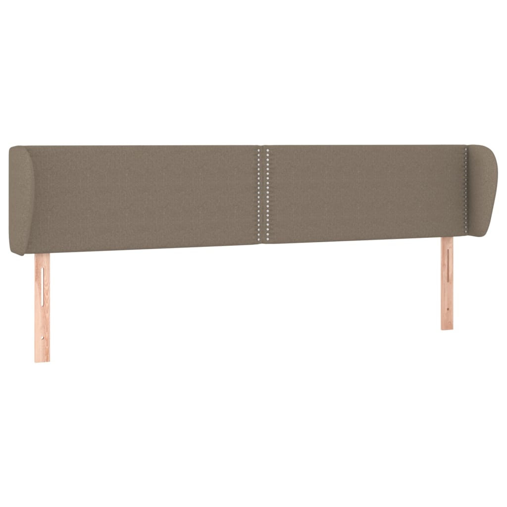 vidaXL Κεφαλάρι με Πτερύγια Taupe 183x23x78/88 εκ. Υφασμάτινο