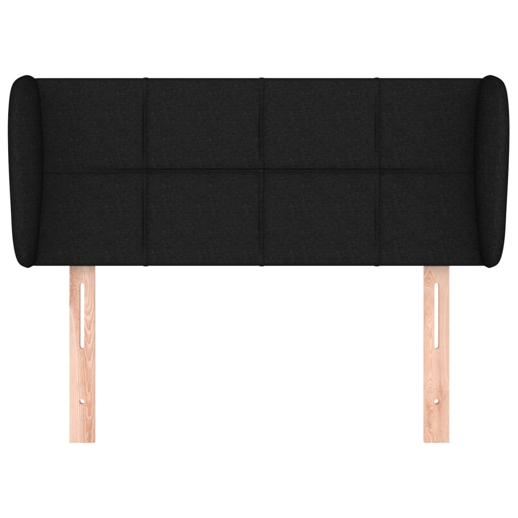 vidaXL Κεφαλάρι με Πτερύγια Μαύρο 103x23x78/88 εκ. Υφασμάτινο