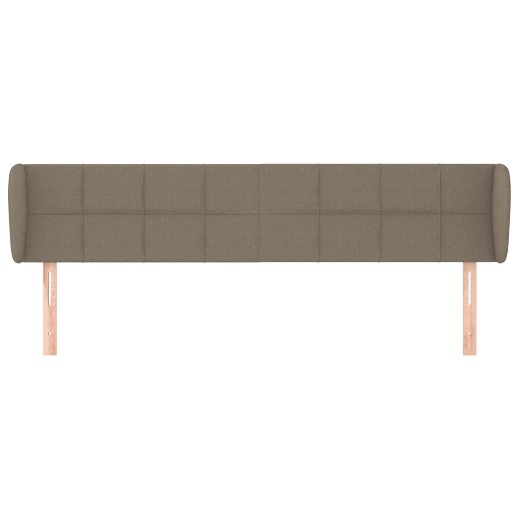 vidaXL Κεφαλάρι με Πτερύγια Taupe 183x23x78/88 εκ. Υφασμάτινο