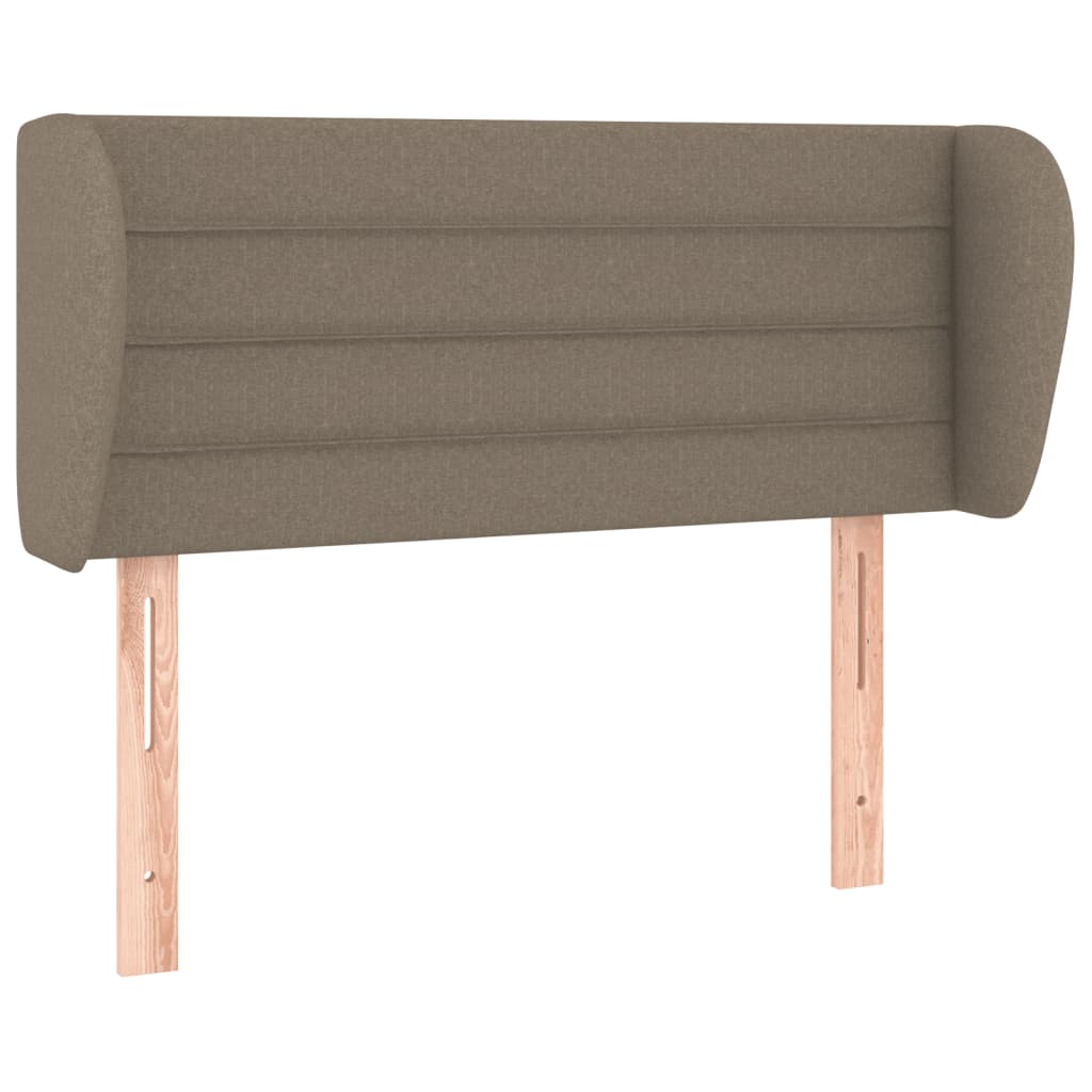 vidaXL Κεφαλάρι με Πτερύγια Taupe 93x23x78/88 εκ. Υφασμάτινο