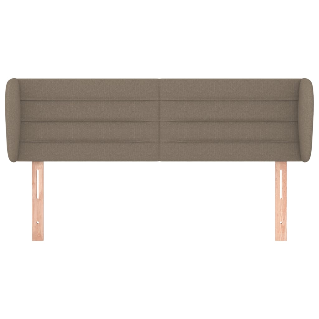 vidaXL Κεφαλάρι με Πτερύγια Taupe 147 x 23 x 78/88 εκ. Υφασμάτινο