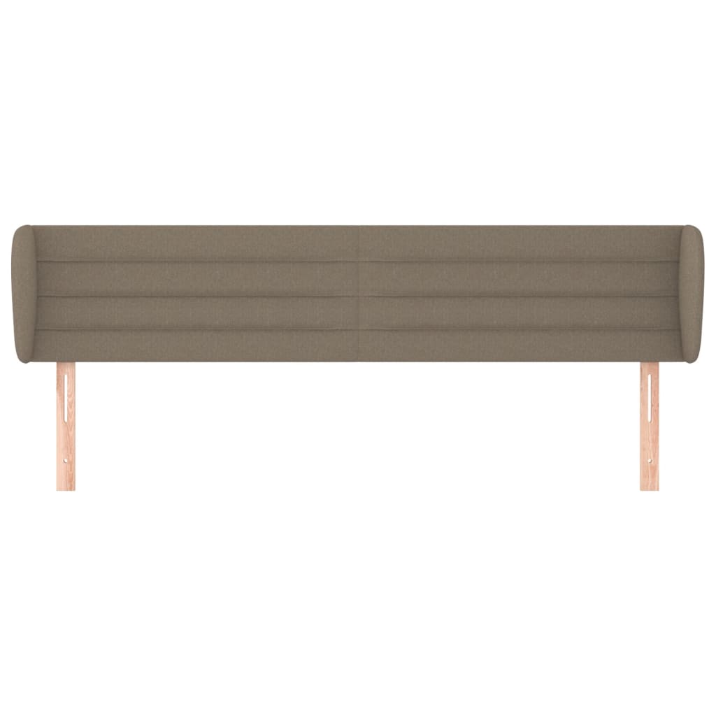 vidaXL Κεφαλάρι με Πτερύγια Taupe 163x23x78/88 εκ. Υφασμάτινο