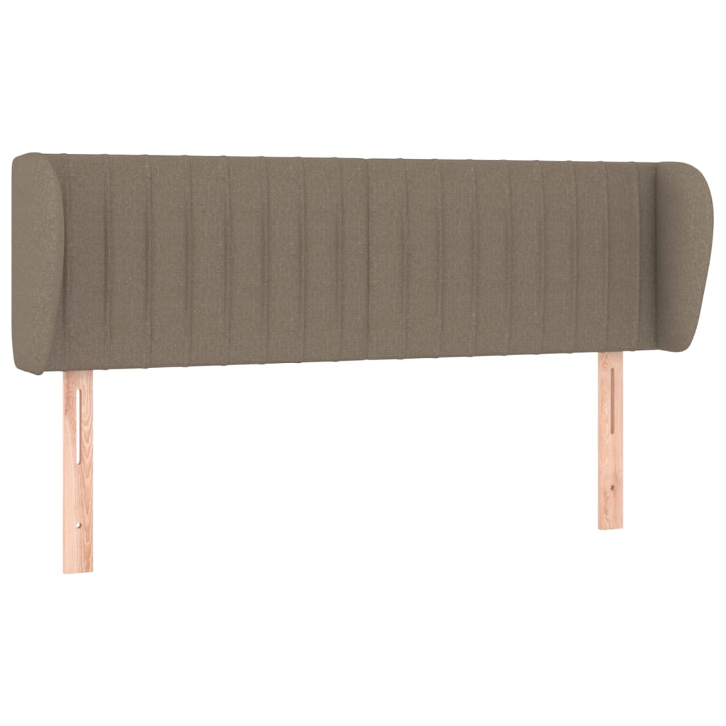 vidaXL Κεφαλάρι με Πτερύγια Taupe 147 x 23 x 78/88 εκ. Υφασμάτινο