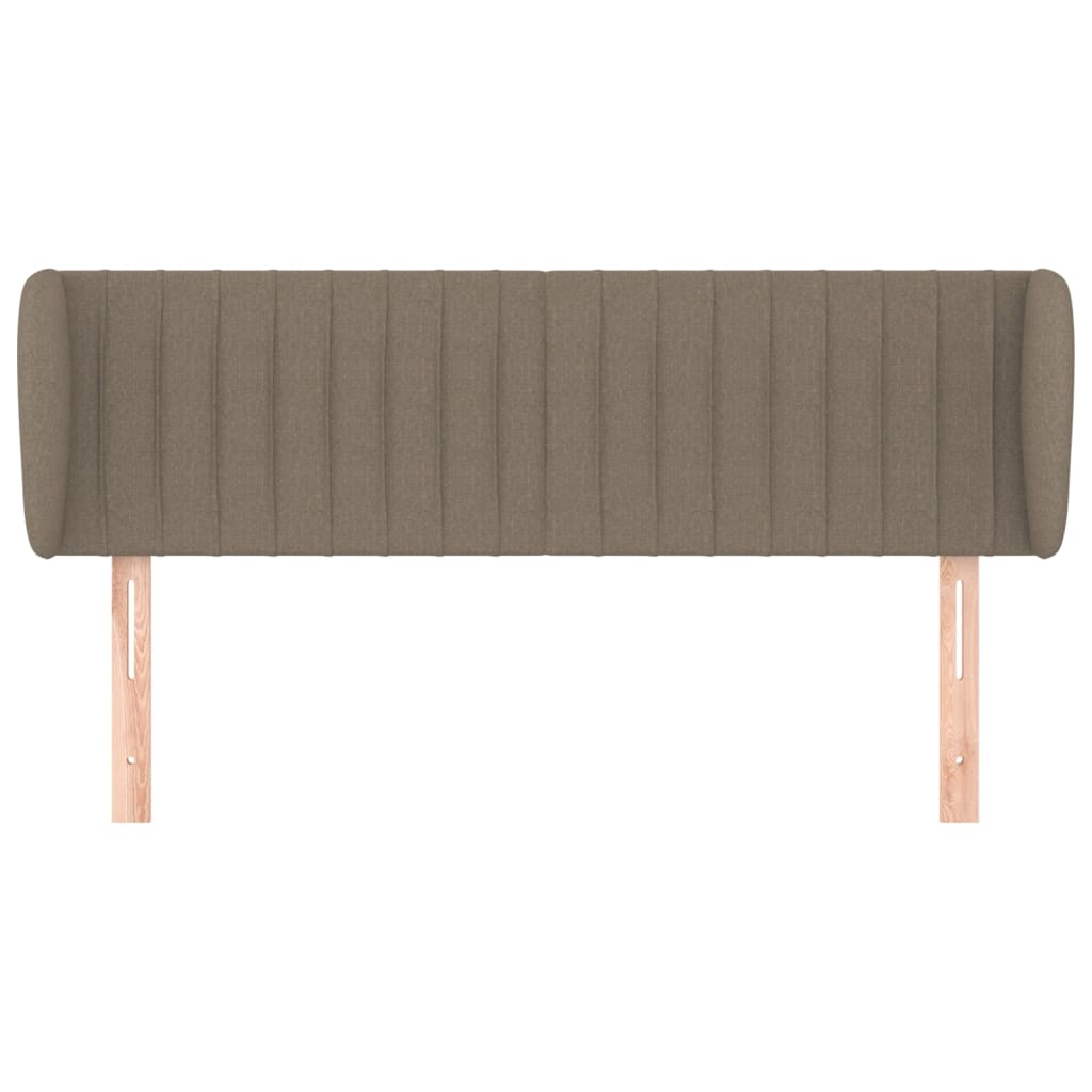 vidaXL Κεφαλάρι με Πτερύγια Taupe 147 x 23 x 78/88 εκ. Υφασμάτινο