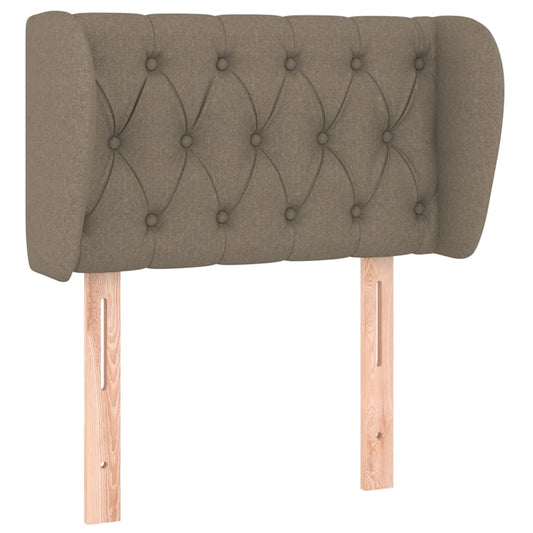 vidaXL Κεφαλάρι με Πτερύγια Taupe 83 x 23 x 78/88 εκ. Υφασμάτινο