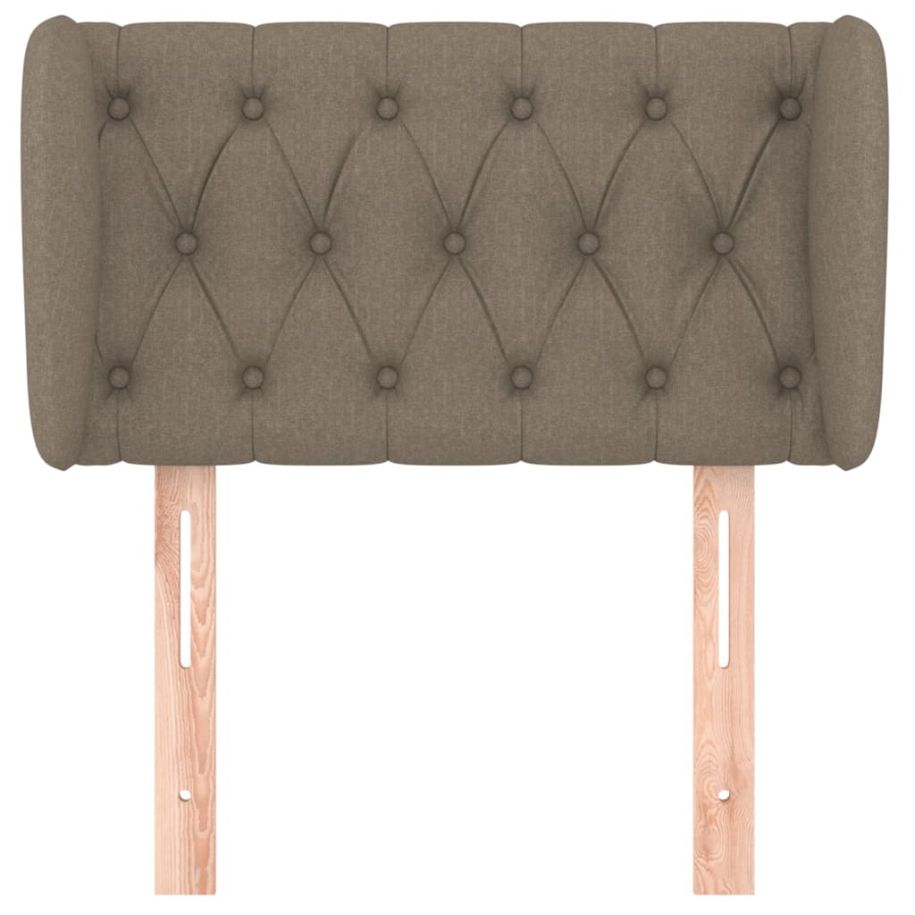 vidaXL Κεφαλάρι με Πτερύγια Taupe 83 x 23 x 78/88 εκ. Υφασμάτινο