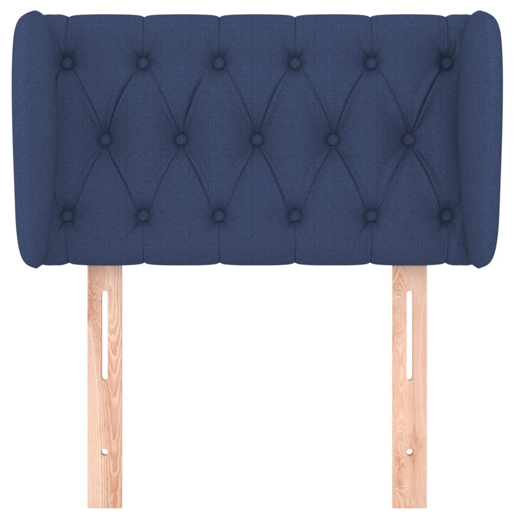 vidaXL Κεφαλάρι με Πτερύγια Μπλε 83 x 23 x 78/88 εκ. Υφασμάτινο