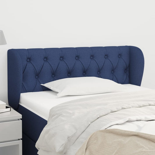 vidaXL Κεφαλάρι με Πτερύγια Μπλε 93x23x78/88 εκ. Υφασμάτινο