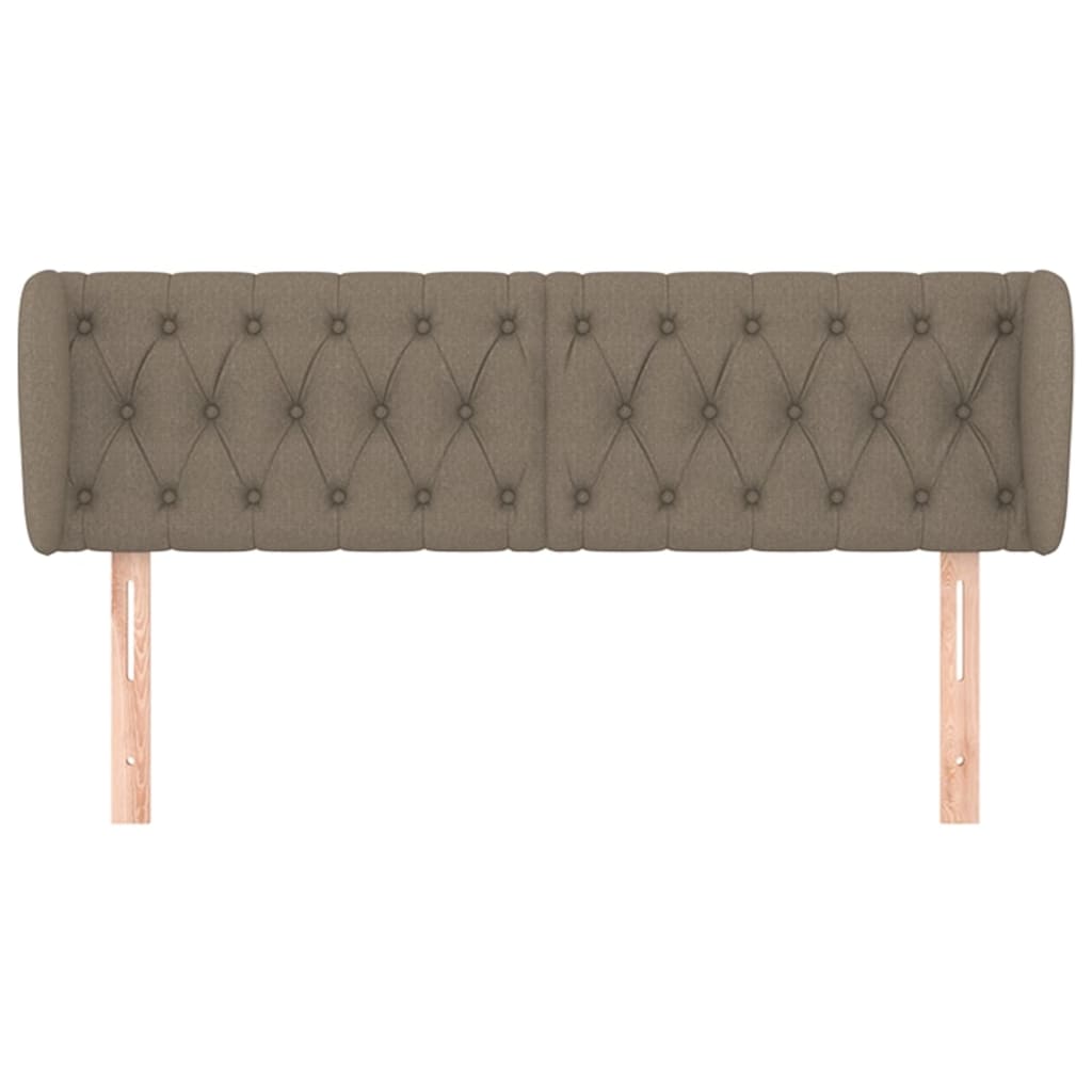 vidaXL Κεφαλάρι με Πτερύγια Taupe 163x23x78/88 εκ. Υφασμάτινο