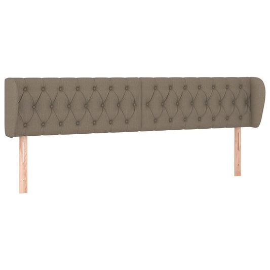 vidaXL Κεφαλάρι με Πτερύγια Taupe 183x23x78/88 εκ. Υφασμάτινο