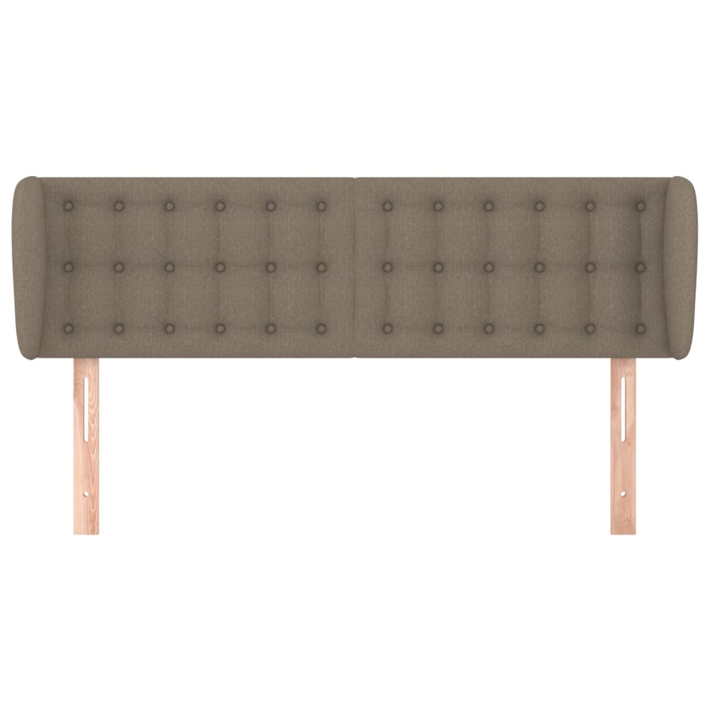 vidaXL Κεφαλάρι με Πτερύγια Taupe 147 x 23 x 78/88 εκ. Υφασμάτινο