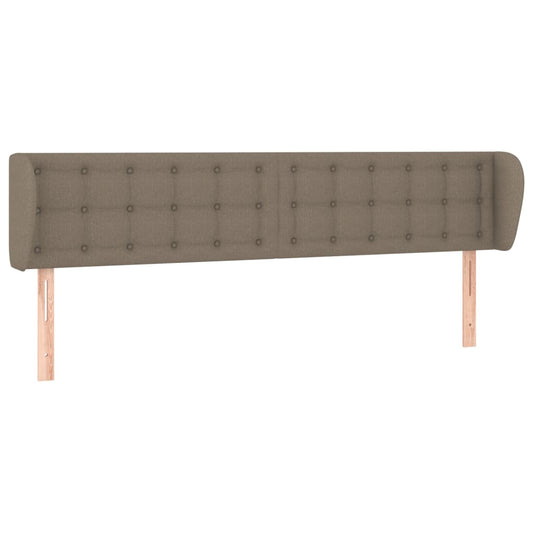 vidaXL Κεφαλάρι με Πτερύγια Taupe 163x23x78/88 εκ. Υφασμάτινο