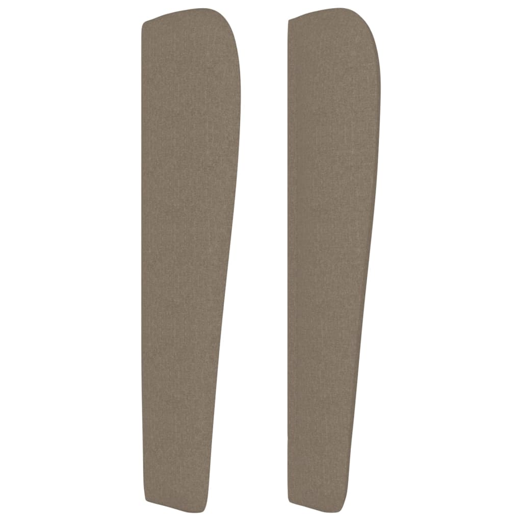 vidaXL Κεφαλάρι με Πτερύγια Taupe 147x23x118/128 εκ. Υφασμάτινο