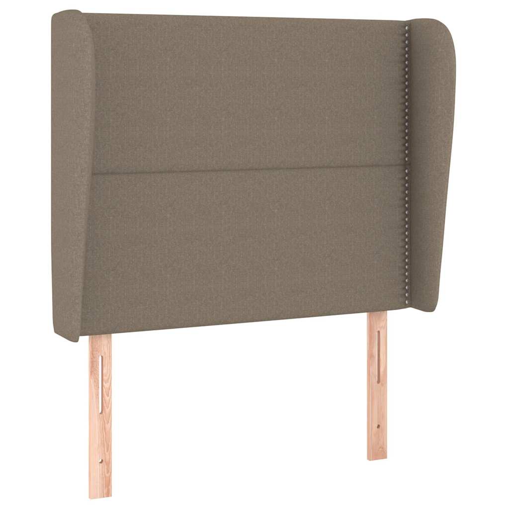 vidaXL Κεφαλάρι με Πτερύγια Taupe 93 x 23 x 118/128 εκ. Υφασμάτινο