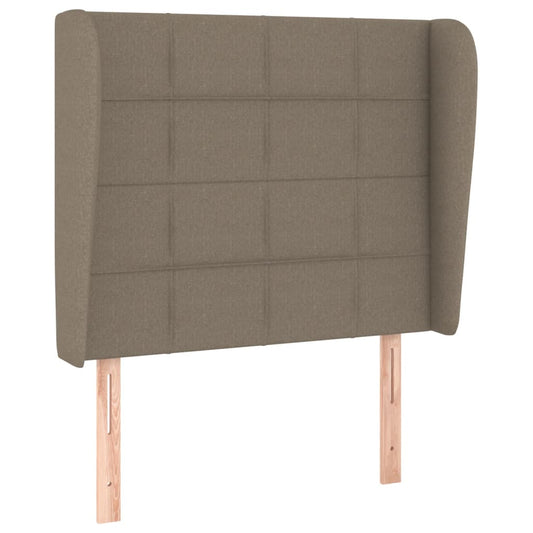 vidaXL Κεφαλάρι με Πτερύγια Taupe 103x23x118/128 εκ. Υφασμάτινο