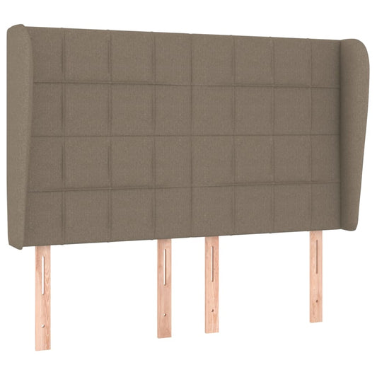 vidaXL Κεφαλάρι με Πτερύγια Taupe 147x23x118/128 εκ. Υφασμάτινο