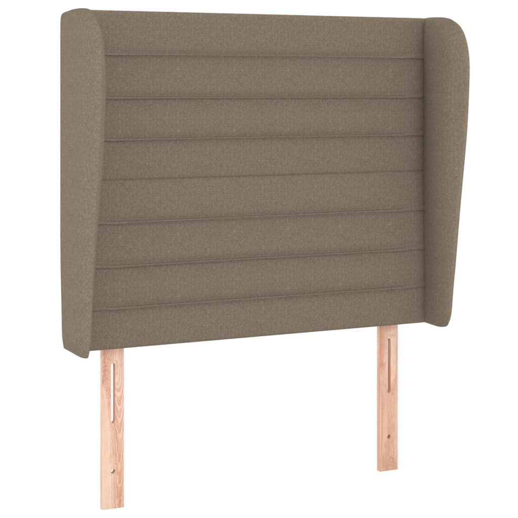 vidaXL Κεφαλάρι με Πτερύγια Taupe 103x23x118/128 εκ. Υφασμάτινο