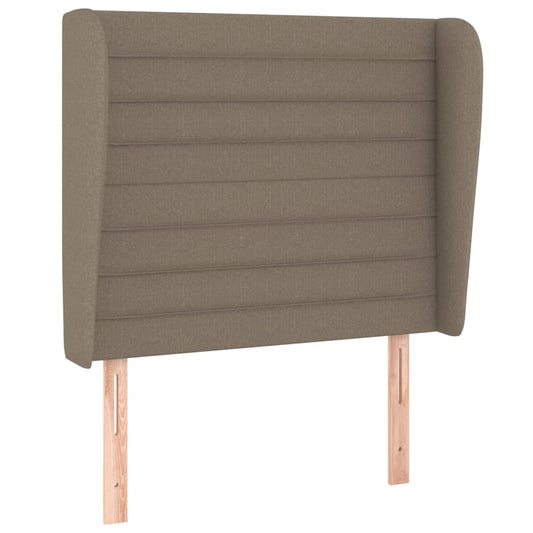 vidaXL Κεφαλάρι με Πτερύγια Taupe 103x23x118/128 εκ. Υφασμάτινο