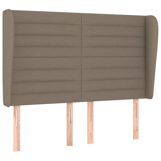 vidaXL Κεφαλάρι με Πτερύγια Taupe 147x23x118/128 εκ. Υφασμάτινο