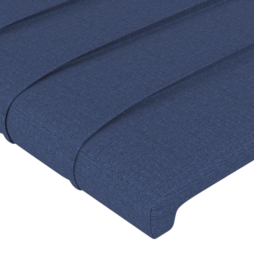 vidaXL Κεφαλάρι με Πτερύγια Μπλε 183x23x118/128 εκ. Υφασμάτινο