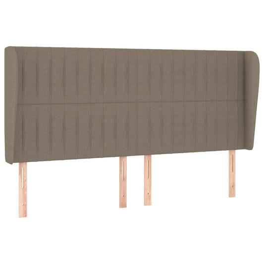 vidaXL Κεφαλάρι με Πτερύγια Taupe 183x23x118/128 εκ. Υφασμάτινο