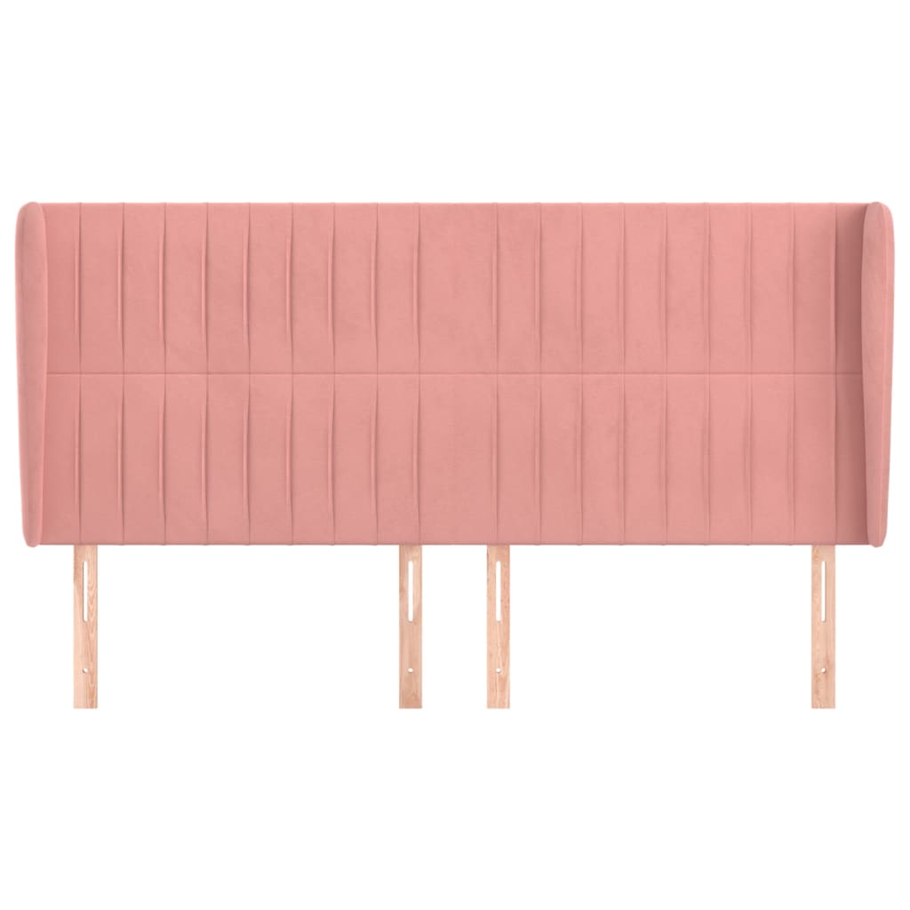 vidaXL Κεφαλάρι με Πτερύγια Μαύρο203x23x118/128 εκ. Υφασμάτινο