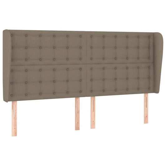 vidaXL Κεφαλάρι με Πτερύγια Taupe 183x23x118/128 εκ. Υφασμάτινο