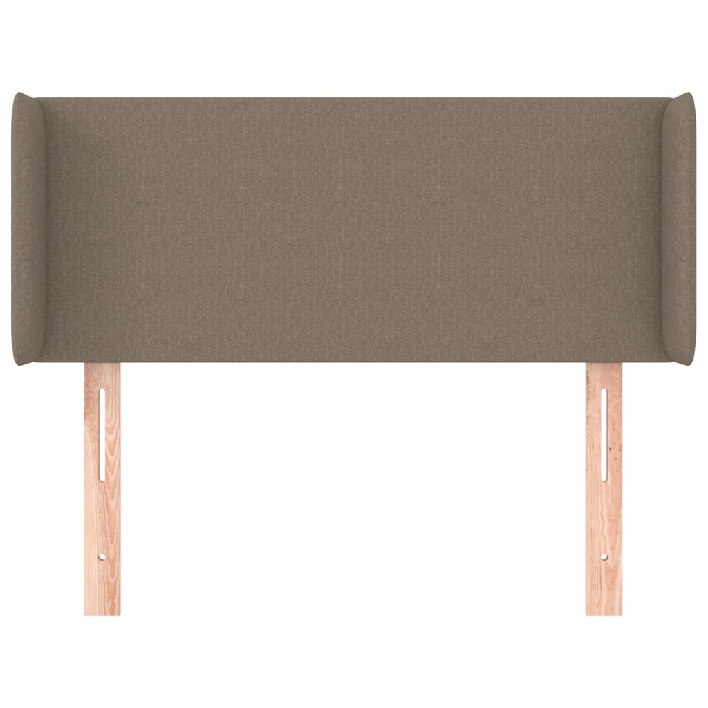 vidaXL Κεφαλάρι με Πτερύγια Taupe 93x16x78/88 εκ. Υφασμάτινο