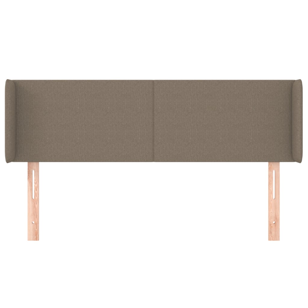 vidaXL Κεφαλάρι με Πτερύγια Taupe 147x16x78/88 εκ. Υφασμάτινο