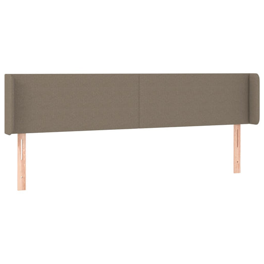 vidaXL Κεφαλάρι με Πτερύγια Taupe 183x16x78/88 εκ. Υφασμάτινο