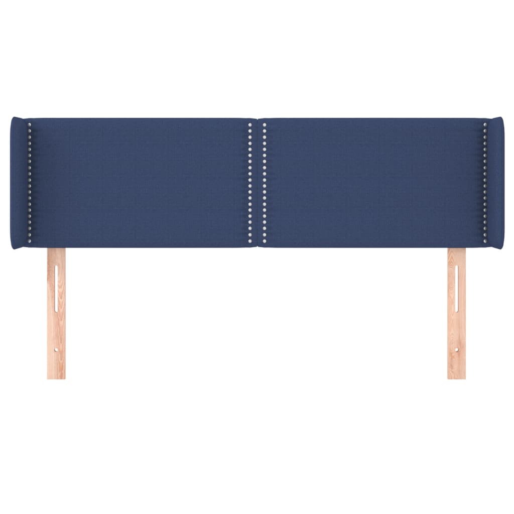 vidaXL Κεφαλάρι με Πτερύγια Μπλε 147x16x78/88 εκ. Υφασμάτινο