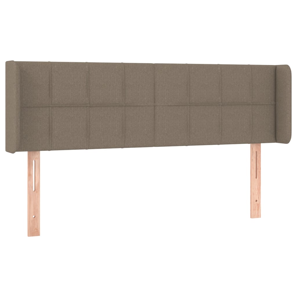 vidaXL Κεφαλάρι με Πτερύγια Taupe 147x16x78/88 εκ. Υφασμάτινο