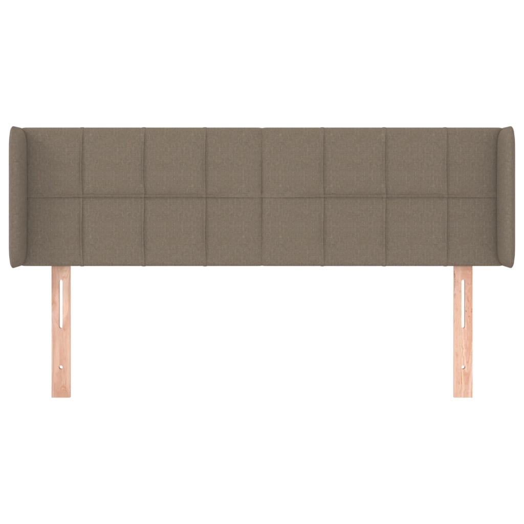 vidaXL Κεφαλάρι με Πτερύγια Taupe 147x16x78/88 εκ. Υφασμάτινο