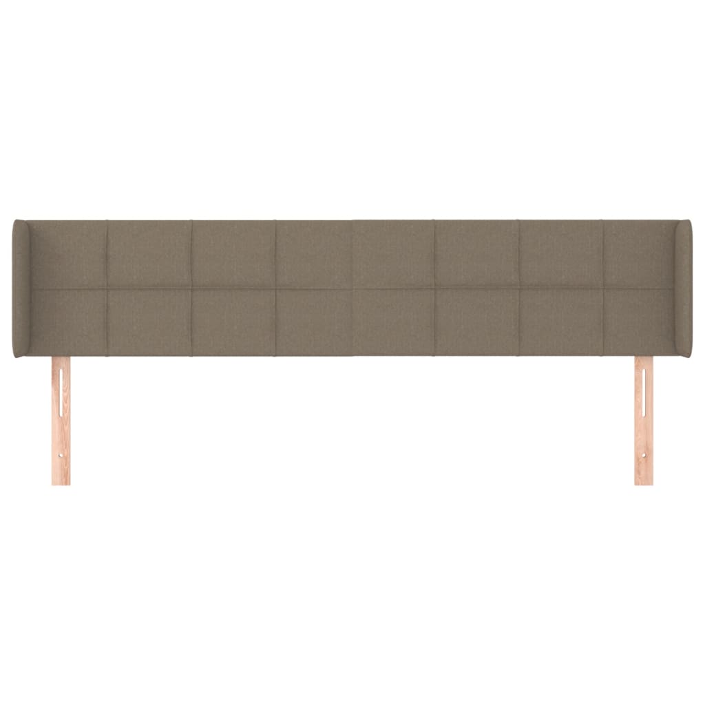 vidaXL Κεφαλάρι με Πτερύγια Taupe 163x16x78/88 εκ. Υφασμάτινο