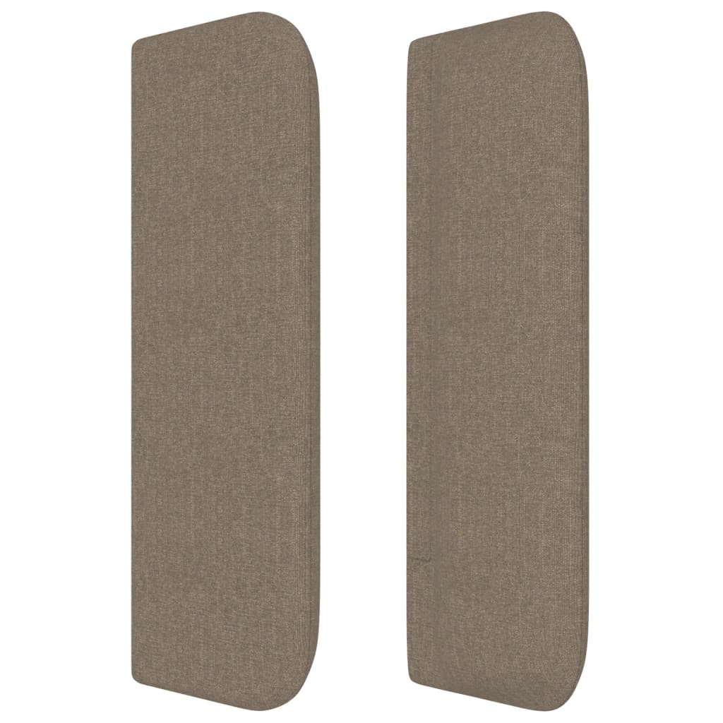 vidaXL Κεφαλάρι με Πτερύγια Taupe 163x16x78/88 εκ. Υφασμάτινο