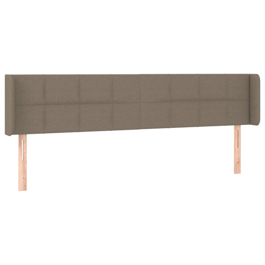 vidaXL Κεφαλάρι με Πτερύγια Taupe 183x16x78/88 εκ. Υφασμάτινο
